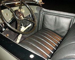 Front interior with new leather and steering etc.